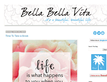 Tablet Screenshot of bellabellavita.com